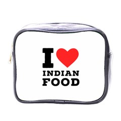 I love Indian food Mini Toiletries Bag (One Side)