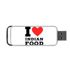 I Love Indian Food Portable Usb Flash (one Side) by ilovewhateva