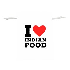 I Love Indian Food Lightweight Drawstring Pouch (s)