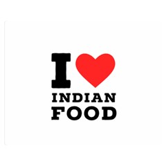 I love Indian food Premium Plush Fleece Blanket (Medium)