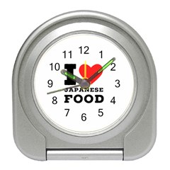 I Love Japanese Food Travel Alarm Clock by ilovewhateva