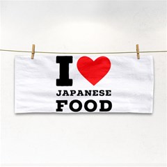 I Love Japanese Food Hand Towel by ilovewhateva