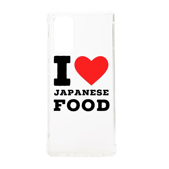 I love Japanese food Samsung Galaxy Note 20 TPU UV Case