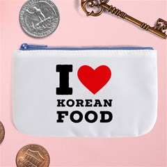 I Love Korean Food Large Coin Purse by ilovewhateva