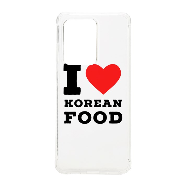 I love Korean food Samsung Galaxy S20 Ultra 6.9 Inch TPU UV Case