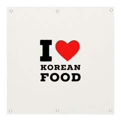 I Love Korean Food Banner And Sign 3  X 3  by ilovewhateva