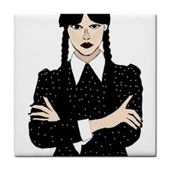 Wednesday Addams Tile Coaster