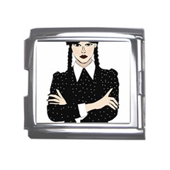 Wednesday addams Mega Link Italian Charm (18mm)