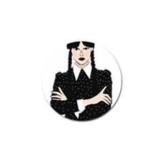 Wednesday addams Golf Ball Marker (4 pack)