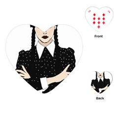 Wednesday addams Playing Cards Single Design (Heart)