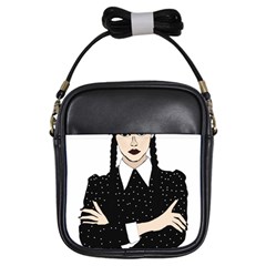 Wednesday addams Girls Sling Bag