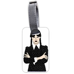 Wednesday addams Luggage Tag (one side)