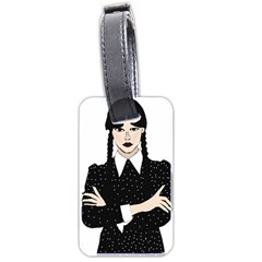 Wednesday Addams Luggage Tag (two Sides)