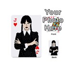 Wednesday addams Playing Cards 54 Designs (Mini) Front - HeartJ