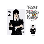 Wednesday addams Playing Cards 54 Designs (Mini) Front - Club10