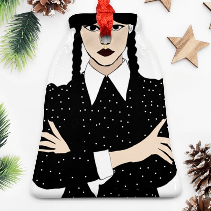 Wednesday addams Ornament (Bell)