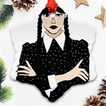 Wednesday addams Snowflake Ornament (Two Sides) Front