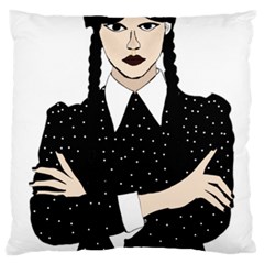 Wednesday addams Large Cushion Case (One Side)