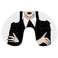 Wednesday addams Travel Neck Pillow