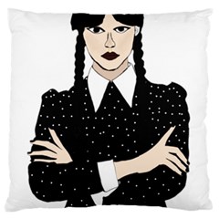 Wednesday addams Standard Premium Plush Fleece Cushion Case (Two Sides)