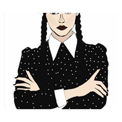 Wednesday addams Two Sides Premium Plush Fleece Blanket (Small)