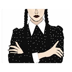 Wednesday addams Two Sides Premium Plush Fleece Blanket (Medium)