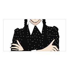 Wednesday addams Satin Shawl 45  x 80 