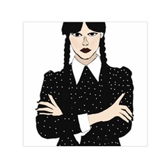 Wednesday addams Square Satin Scarf (30  x 30 )