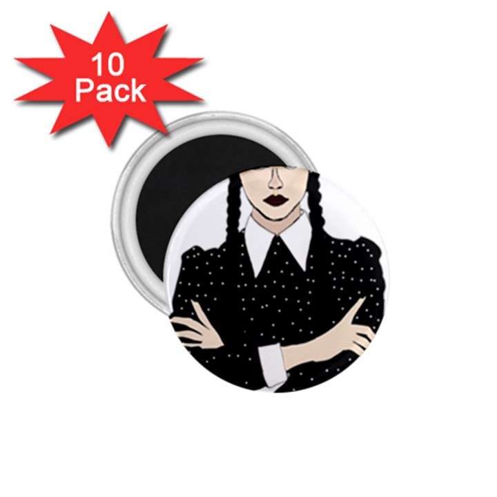 Wednesday addams 1.75  Magnets (10 pack) 