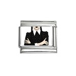 Wednesday addams Italian Charm (9mm) Front