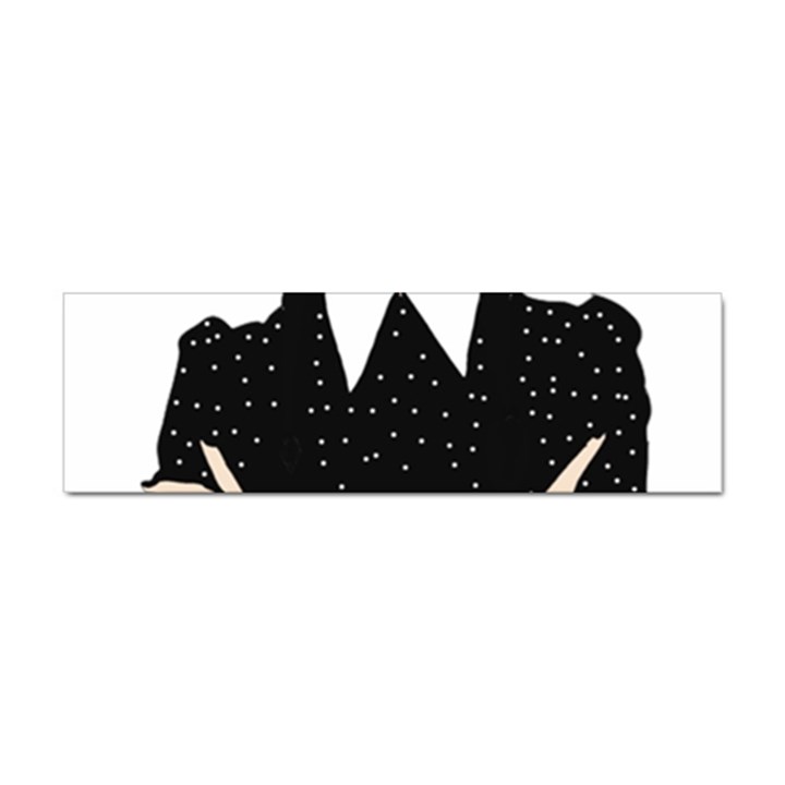 Wednesday addams Sticker (Bumper)