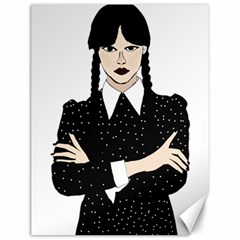 Wednesday Addams Canvas 12  X 16  by Fundigitalart234