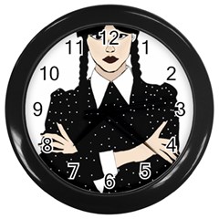 Wednesday Addams Wall Clock (black)