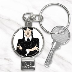 Wednesday Addams Nail Clippers Key Chain by Fundigitalart234