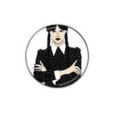 Wednesday Addams Hat Clip Ball Marker