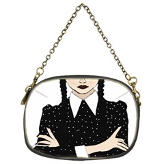 Wednesday Addams Chain Purse (two Sides)