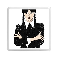 Wednesday Addams Memory Card Reader (square) by Fundigitalart234