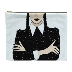 Wednesday Addams Cosmetic Bag (xl) by Fundigitalart234