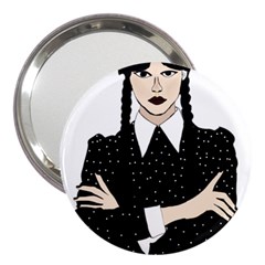 Wednesday Addams 3  Handbag Mirrors