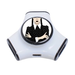 Wednesday Addams 3-port Usb Hub