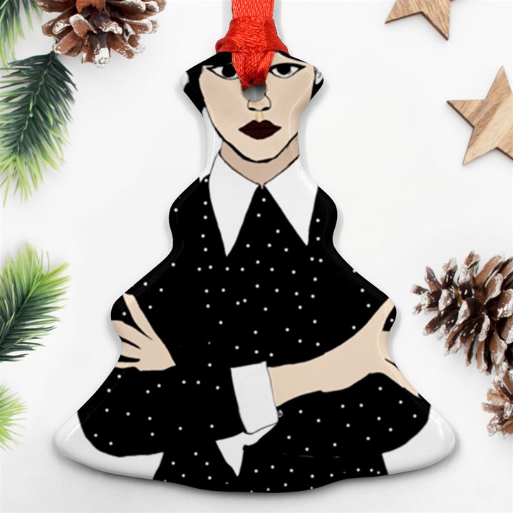 Wednesday addams Ornament (Christmas Tree) 