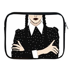 Wednesday Addams Apple Ipad 2/3/4 Zipper Cases by Fundigitalart234