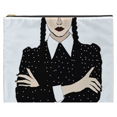 Wednesday Addams Cosmetic Bag (xxxl) by Fundigitalart234