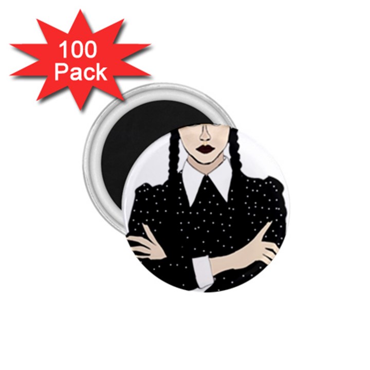 Wednesday addams 1.75  Magnets (100 pack) 