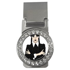 Wednesday Addams Money Clips (cz)  by Fundigitalart234