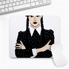 Wednesday Addams Large Mousepad by Fundigitalart234