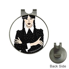 Wednesday Addams Hat Clips With Golf Markers by Fundigitalart234