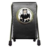 Wednesday addams Pen Holder Desk Clock Front