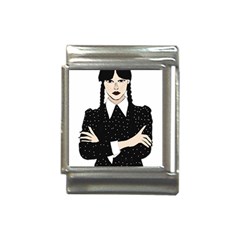 Wednesday Addams Italian Charm (13mm) by Fundigitalart234