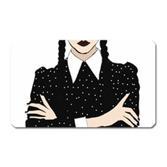 Wednesday Addams Magnet (rectangular)